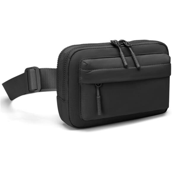 Belt Bag with Long Strap – black - Picture 1 of 6